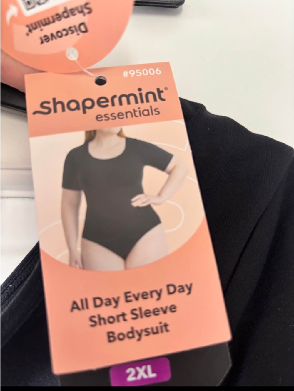 New! Shapermint Short Sleeve Bodysuit - Picture 2 of 5